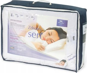 Antiallergén négyévszakos paplan 155x200 Mikroszálas fehér