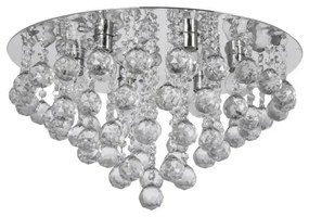 Kristály mennyezeti lámpa 6xE14/60W/230V