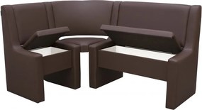 Terzo Étkező sarokgarnitúra Jobbos Barna