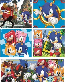 Sonic a sündisznó Heroes Rivals 10 az 1-ben puzzle Clementoni
