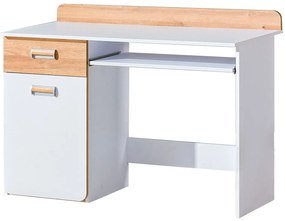 Számítógépasztal Lavendon L10 (tölgy nash + fehér). 1042040