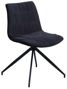 Dazz design szék, fekete bársony, KIFUTÓ!
