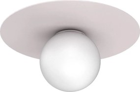 Mennyezeti lámpa FLAT 1xE27/15W/230V Ø 35 cm krémszínű