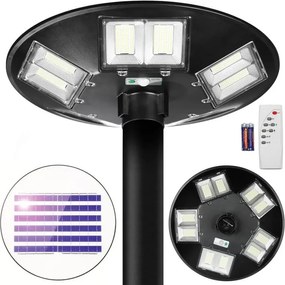 Napelemes lámpa kerti utcai lámpa ufo mozgásérzékelő távirányító erős