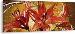 Kép a liliomvirágokról (120x50 cm)