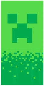 Minecraft fürdőlepedő, strand törölköző Digital Creeper 70*140cm