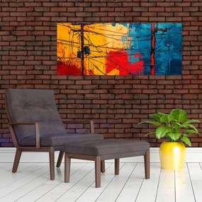 Kép - Absztrakt elektromos vezetékek (120x50 cm)