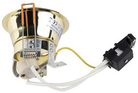 6 darabos modern, arany színű süllyesztett spotlámpa szett - Dept