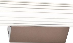 Retro bronz fali lámpa 60,4 cm LED-del IP44 - Coco