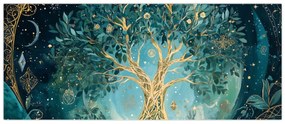 Kép – Életfa az univerzumban (120x50 cm)