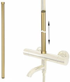 Hosszabbító kád-zuhany szetthez GOLD BRUSH 60cm