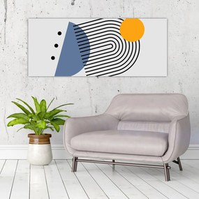Kép - Minimalista absztrakció N⁰2 (120x50 cm)