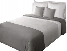 Ágynemű Garnitúra Eurofirany 160x200 Pamut Szatén Trió Acél Ezüst