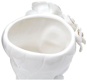 Cute Woman fehér porcelán váza - Mauro Ferretti