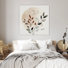 DUBLEZ | Fa boho kép - Levelek egy körben