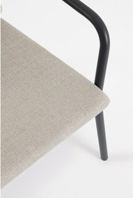 Világosbarna fém kerti szék Edvige – Bizzotto