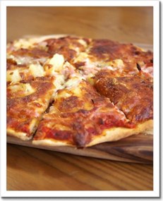 Poszterek keretben 40x50 Egyszerű pizza