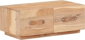 vidaXL tömör újrahasznosított fa dohányzóasztal 90 x 50 x 35 cm
