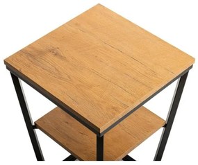 Kisasztal EXPAND 57x40 cm fekete/barna