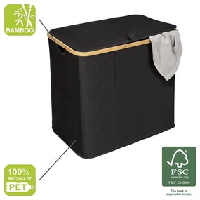 Textil szennyeskosár 105 l Trio Ecori – Wenko