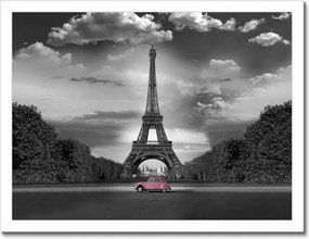 Poszterek keretben 40x30 Púderrózsaszín Franciaországban