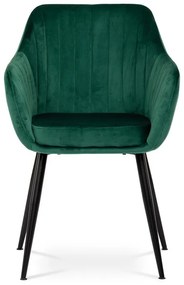 Zöld Bársony Étkezőszék. PIKA GRN4