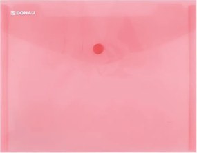 Irattartó tasak, A5, PP, patentos, DONAU, piros (D8547P)