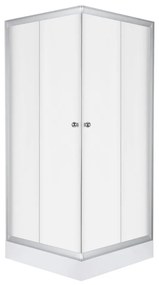 Pico 80 szögletes zuhanykabin zuhanytálcával