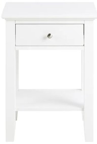 LARA éjjeli szekrényke, fehér színben
