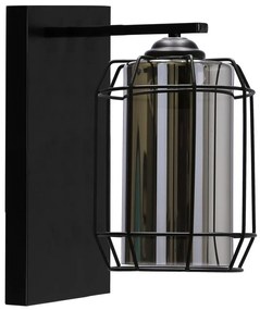 Fali lámpa JONERA 1xE27/40W/230V fekete