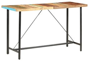 Tömör újrahasznosított fa bárasztal 180 x 70 x 107 cm