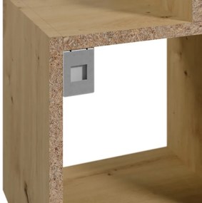 Fali polc ALITTY 96x46 cm, artisan tölgy