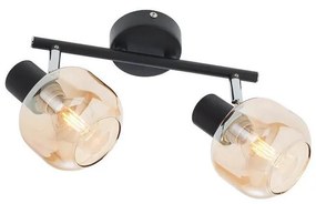 Redo 04-484 - Spotlámpa AMBER 2xE14/28W/230V