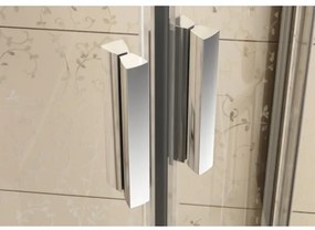 Ravak 3B240C00Z1B- Négyrészes, negyedkör alakú BLIX zuhanykabin 80x80cm, fényes króm