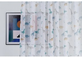 Átlátszó gyerek függöny 300x245 cm Dino - Mendola Fabrics
