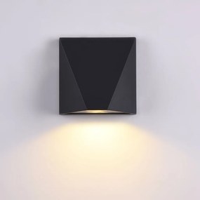 MAYTONI O577WL-L5B BEEKMAN Modern Kültéri Fali Lámpa Fekete LED IP54