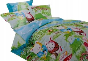 Ágyneműhuzat 160x200 Gyerekeknek 100% Pamut 160x200 2x70x80