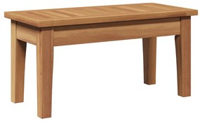 2 Darabos Kerti Pad Szett Szilárd Fa Teak