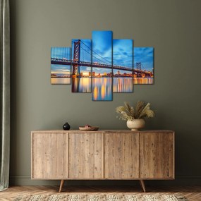 Kép - Benjamin Franklin híd, Philadelphia (150x105 cm)