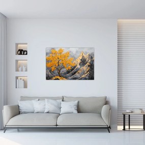 Kép – Arany fa a hegyekben (90x60 cm)