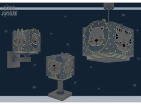 Dalber 63111T - Gyermeklámpa JUNGLE 1xE14/8W/230V kék