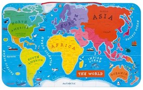 Janod - mágneses világ térkép angol nyelven