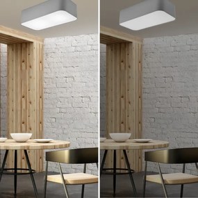 Mennyezeti lámpa SIRJA SQUARE 2xE27/15W/230V szürke