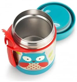 Skip Hop - Thermo ételtartó kanállal/villával ZOO 325 ml narvál