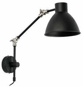 FARO CELIA fali lámpa, fekete, E14 foglalattal, IP20, 40070