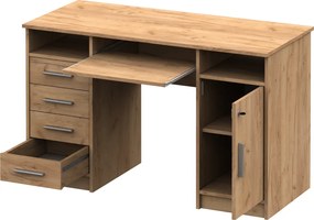 PC asztal, artisan tölgy, B9 NEW