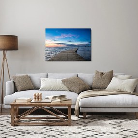 Kép - Móló (üvegen) (70x50 cm)