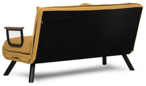 2 személyes kanapéágy Homoko 2-Seater - Mustársárga