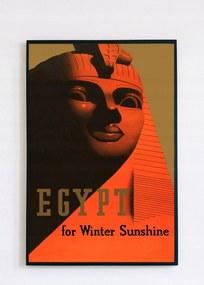 Régi háború előtti poszter Egypt 1925r.70x50cm
