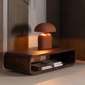 Sötét natúr színű mangófa dohányzóasztal 60x120 cm Kinu – WOOOD